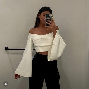 SOLACE LONDON Asten Top in Cream NWT Size 4